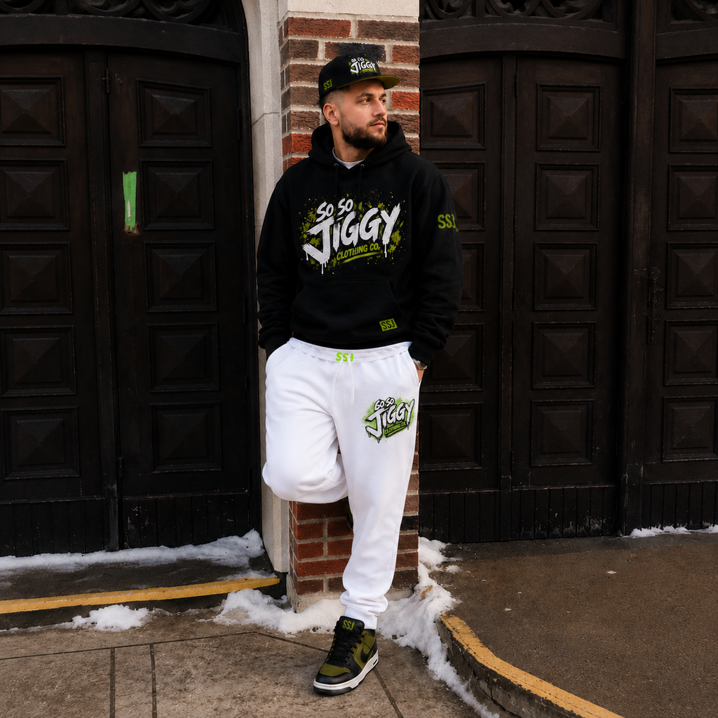 Joggers — “So So Jiggy” Graffiti Athletic Joggers
