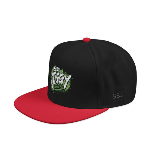 Embroidered 'Iggy' Graffiti Snapback Hat — Black Streetwear Cap
