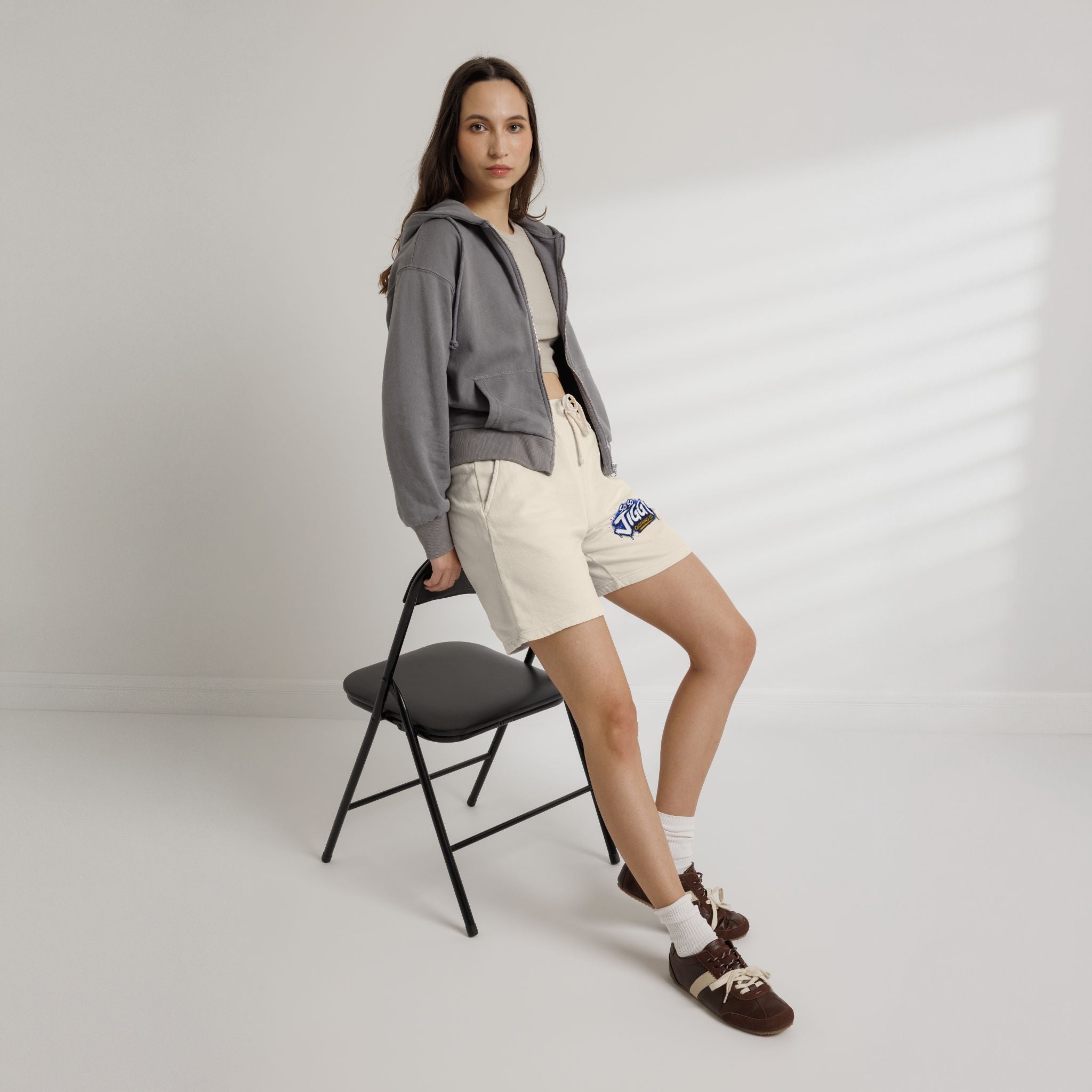 So So Jiggy Fleece Sweat Shorts — Lightweight Garment-Dyed Lounge Shorts