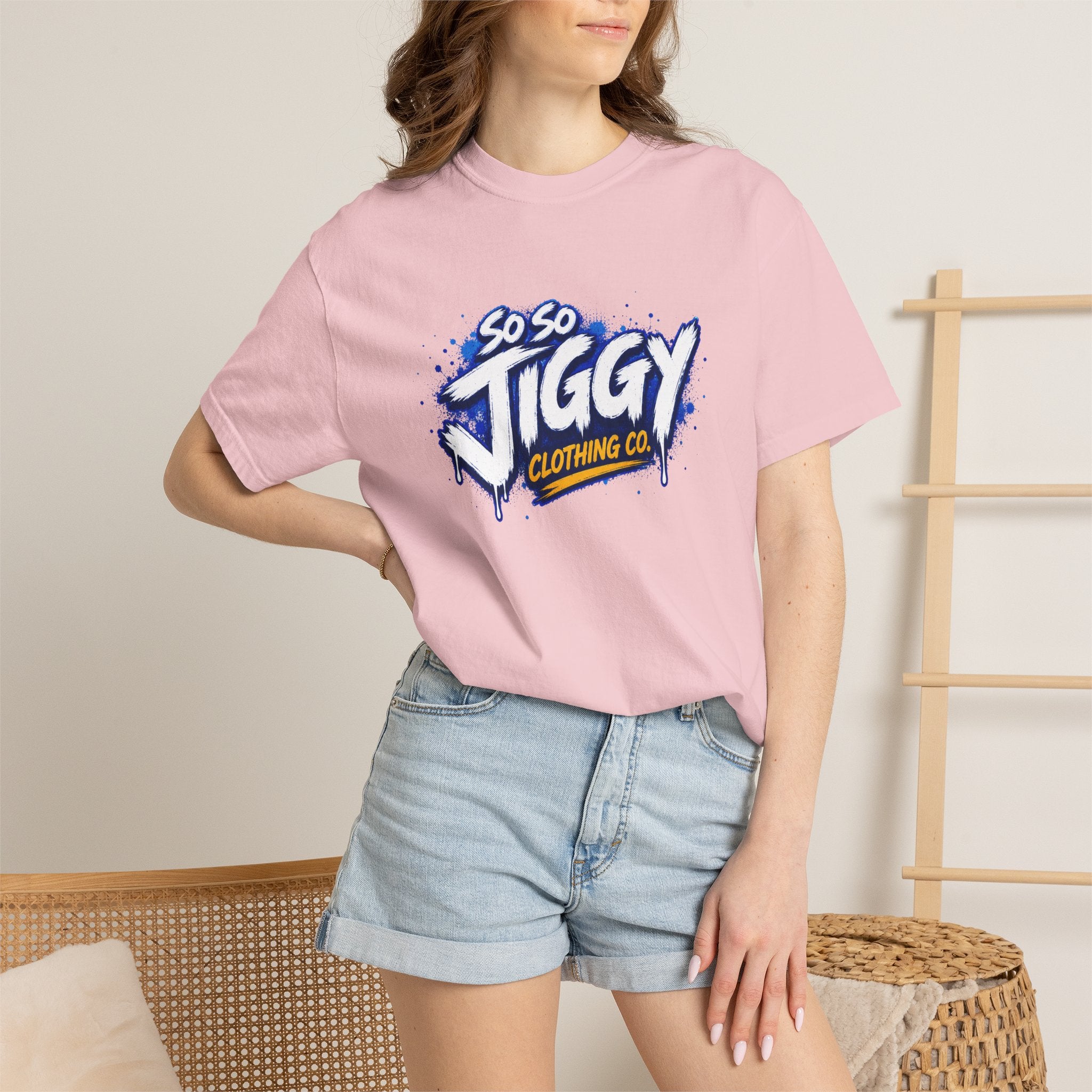 So So Jiggy Graphic T-Shirt — Retro Streetwear Logo Tee (Unisex)