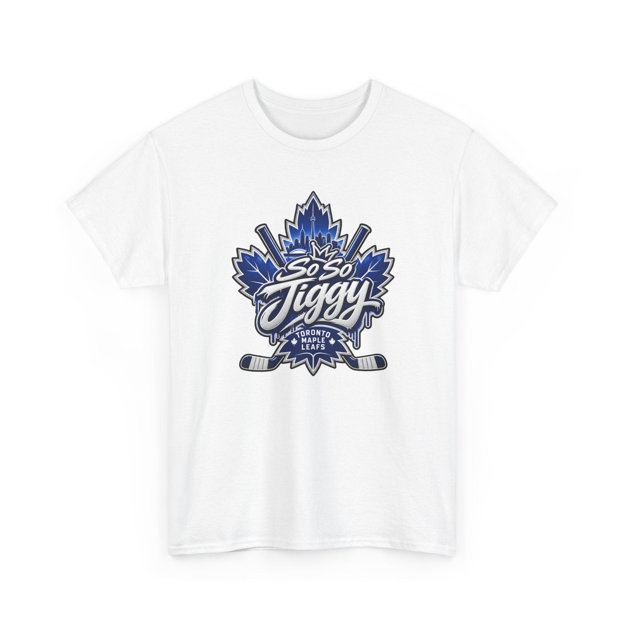 So So Jiggy Maple Leaf Hockey McKENNA T-Shirt — Toronto Maple Leafs Graphic Tee