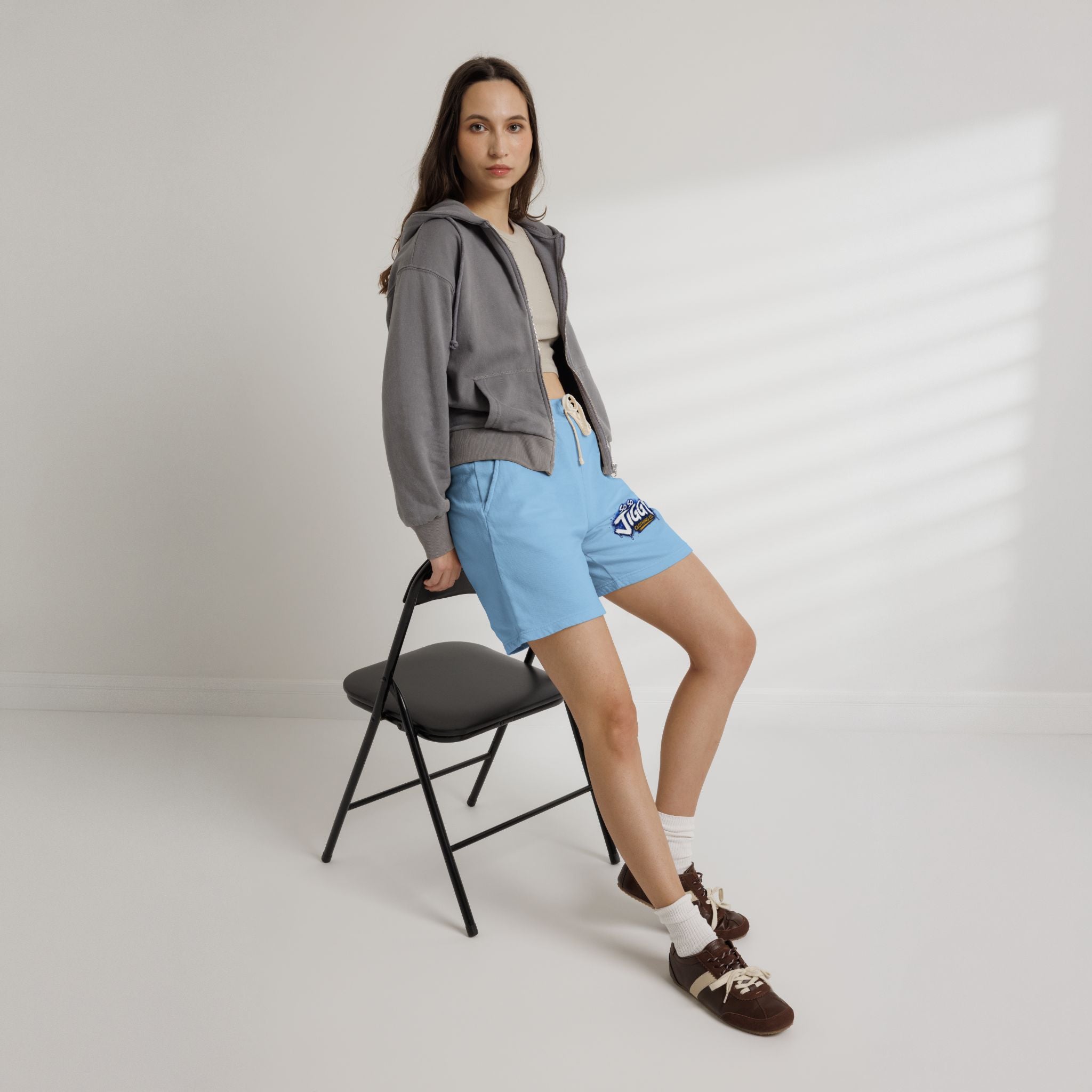 So So Jiggy Fleece Sweat Shorts — Lightweight Garment-Dyed Lounge Shorts