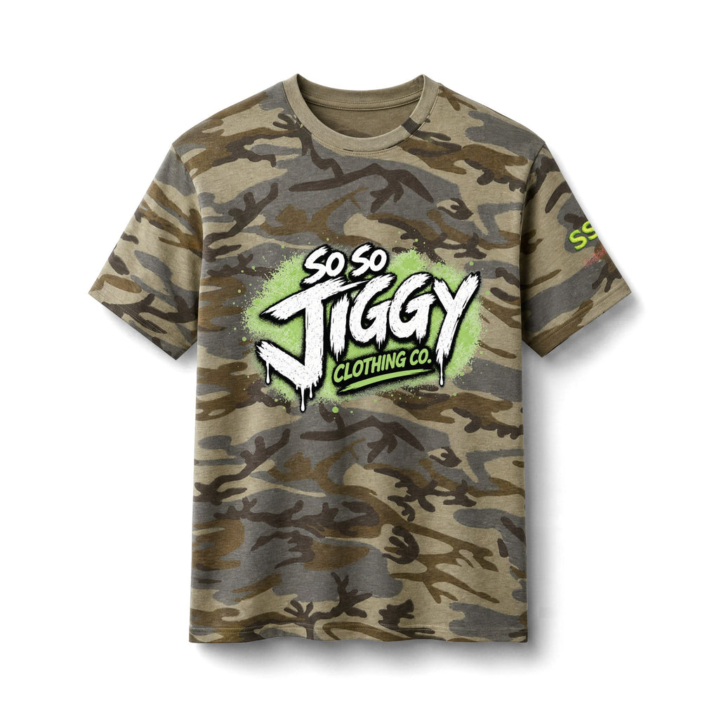 So So Jiggy Core Cotton Camo McKENNA Tee