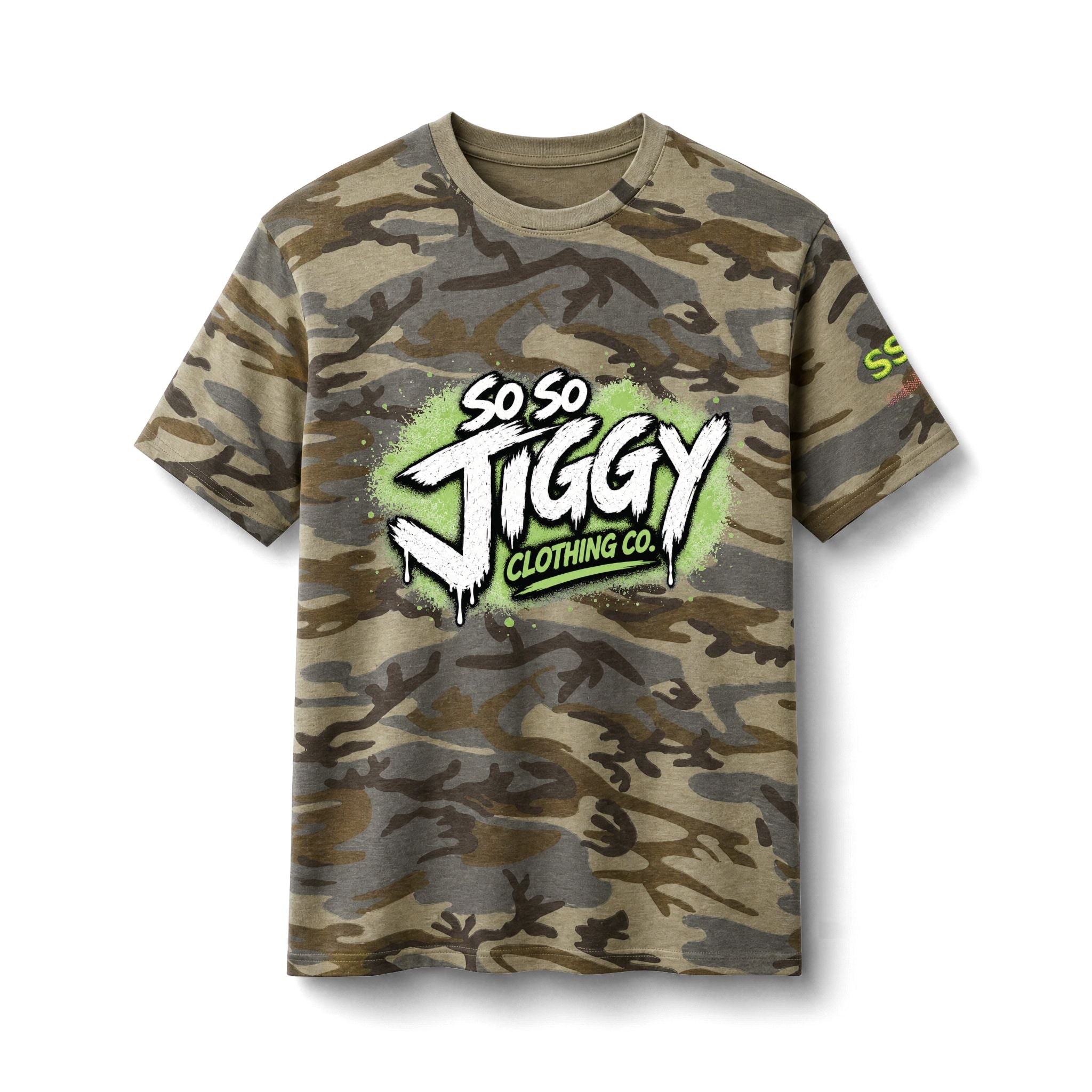 So So Jiggy Core Cotton Camo McKENNA Tee