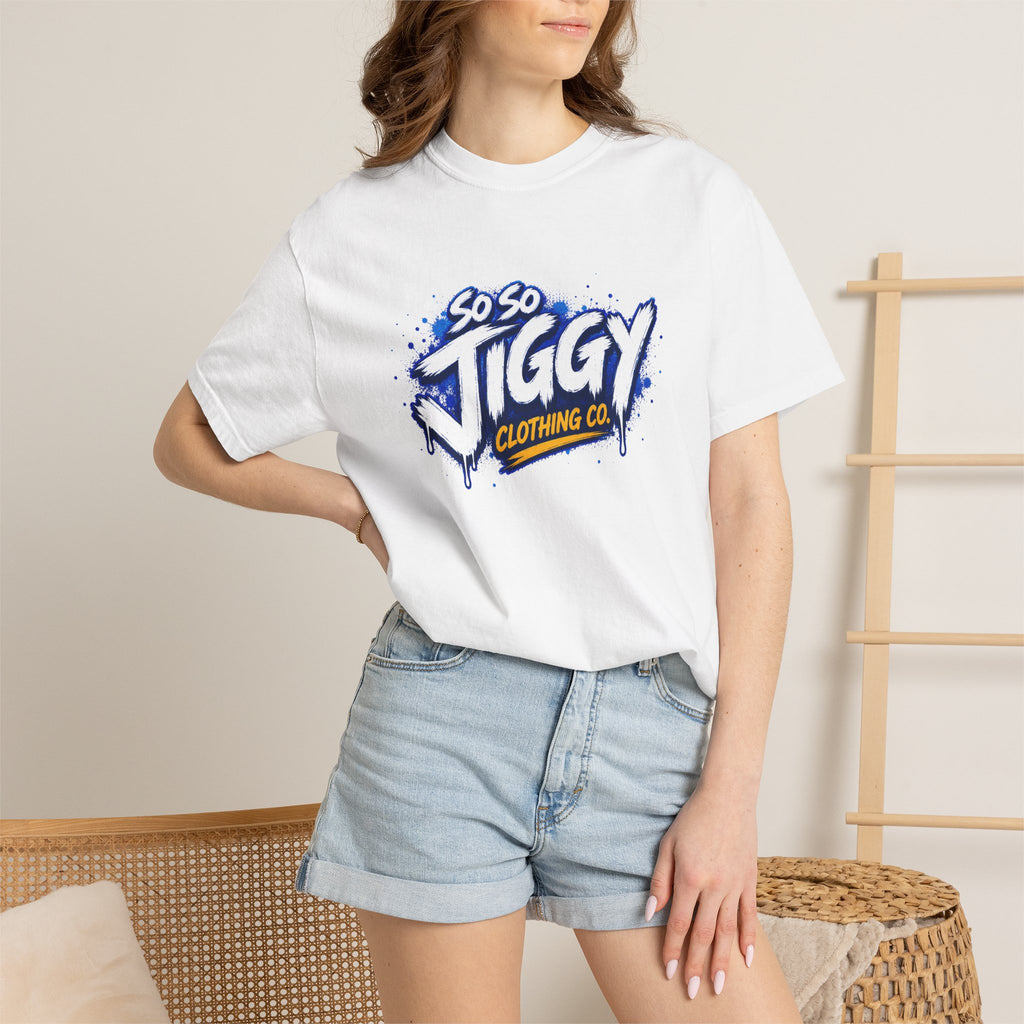 So So Jiggy Graphic T-Shirt — Retro Streetwear Logo Tee (Unisex)