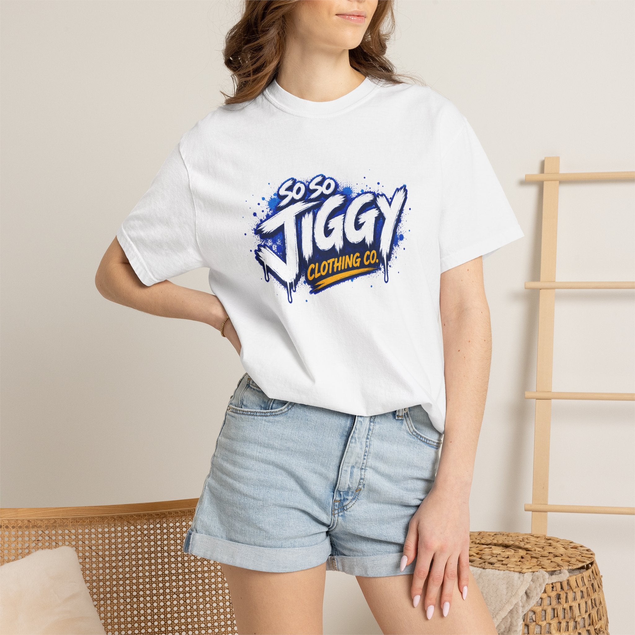 So So Jiggy Graphic T-Shirt — Retro Streetwear Logo Tee (Unisex)