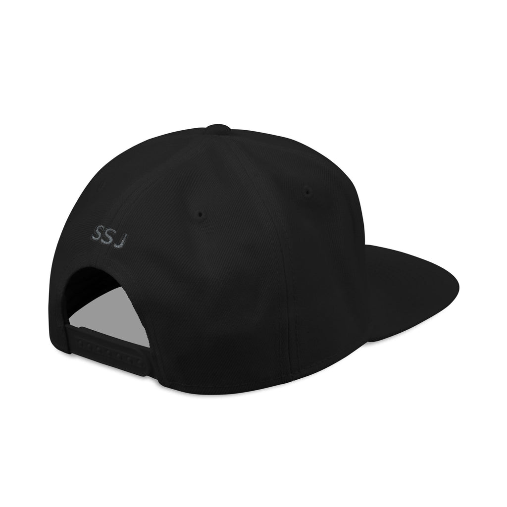Embroidered 'Iggy' Graffiti Snapback Hat — Black Streetwear Cap