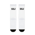SSJ Sublimation Crew Socks — Custom Athletic Cotton Blend Socks