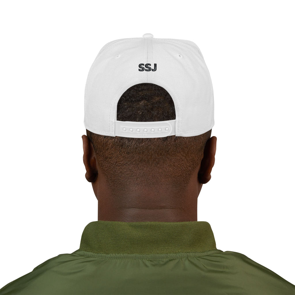 Embroidered 'Iggy' Graffiti Snapback Hat — Black Streetwear Cap