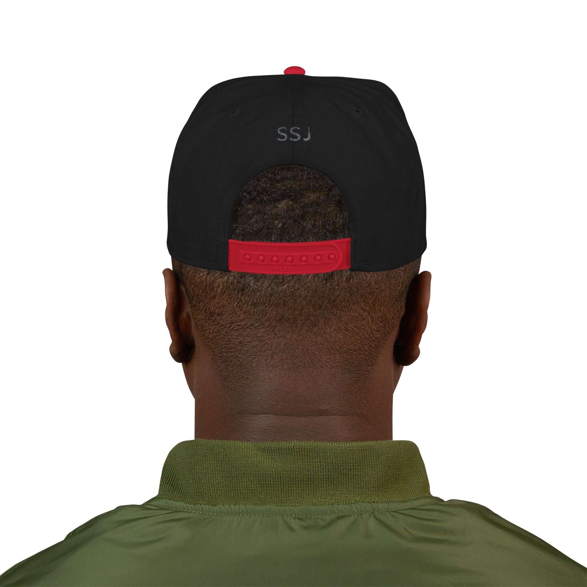 Embroidered 'Iggy' Graffiti Snapback Hat — Black Streetwear Cap