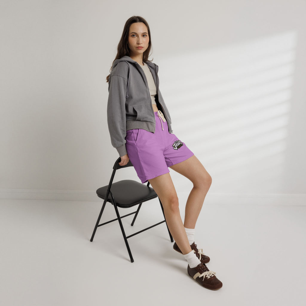 So So Jiggy Fleece Sweat Shorts — Lightweight Garment-Dyed Lounge Shorts