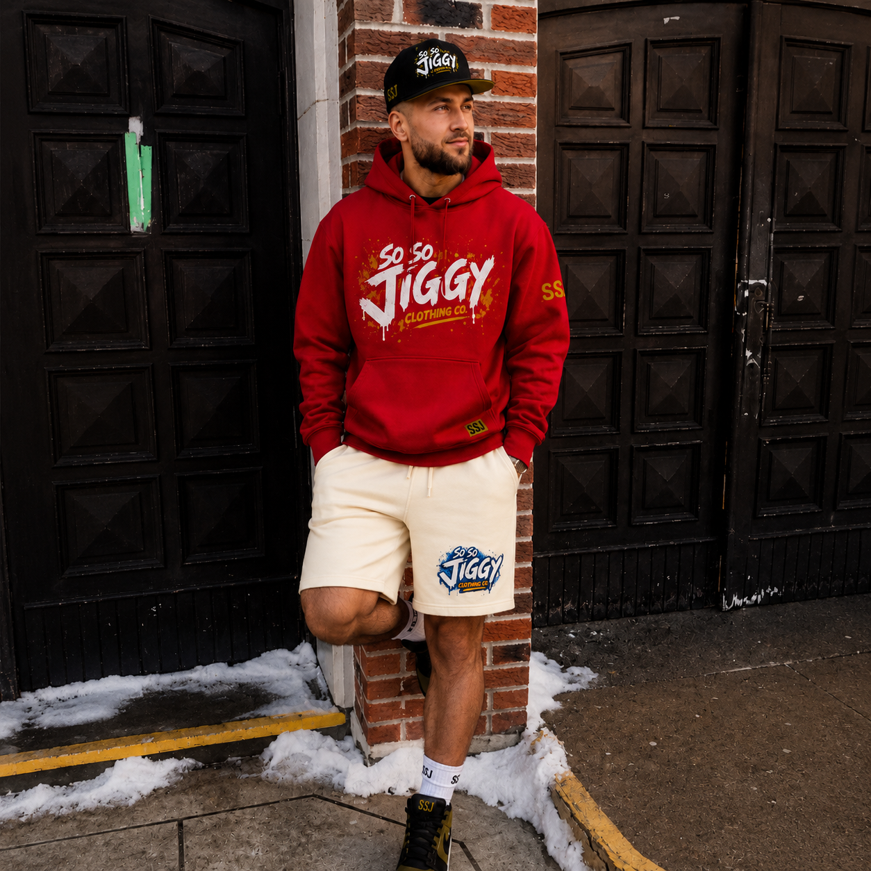 So So Jiggy Fleece Sweat Shorts — Lightweight Garment-Dyed Lounge Shorts