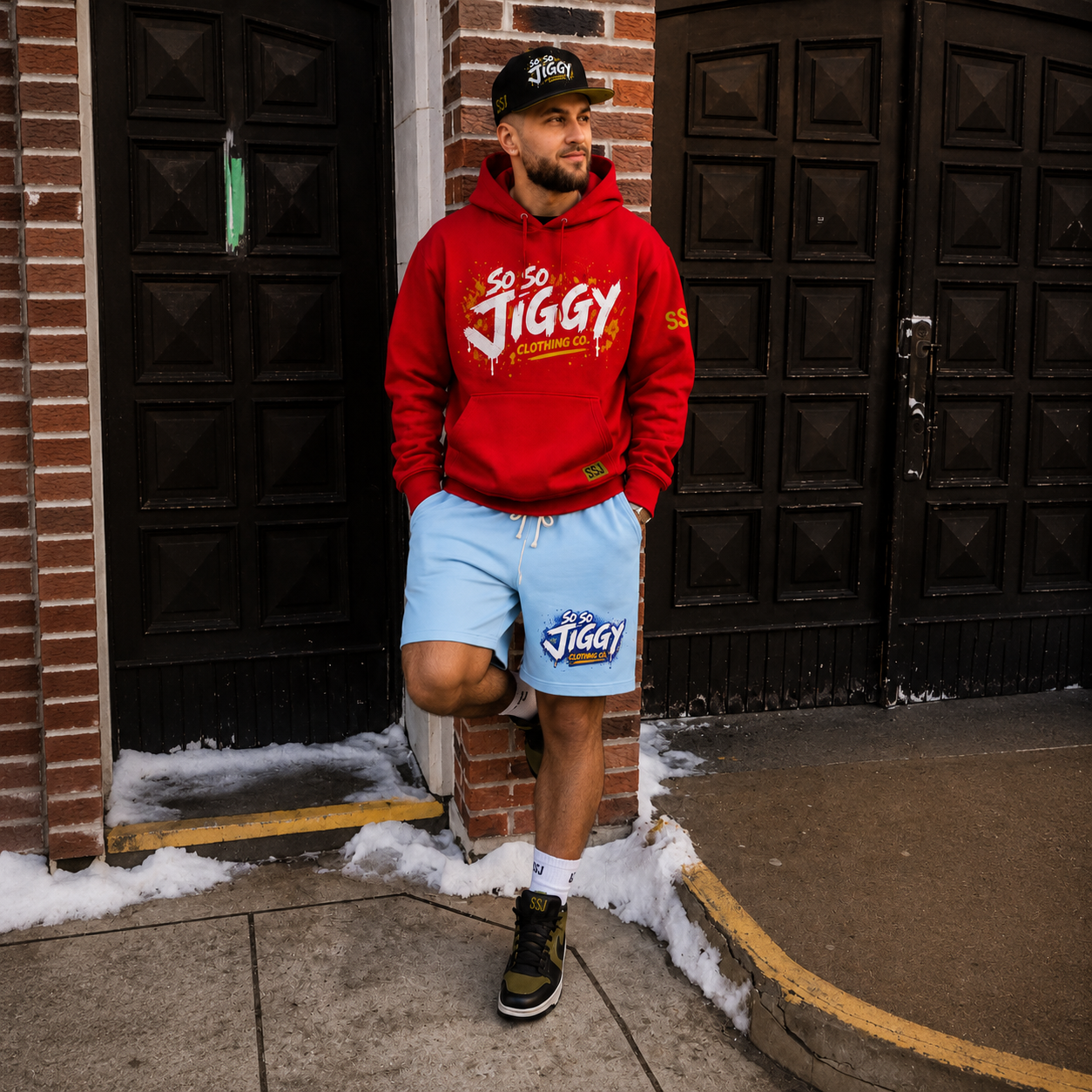 So So Jiggy Fleece Sweat Shorts — Lightweight Garment-Dyed Lounge Shorts